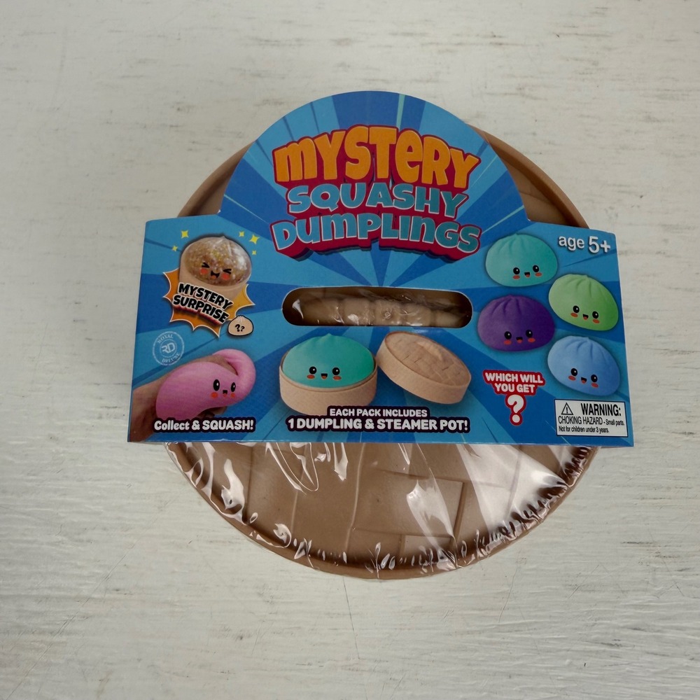 Mystery Squashy Dumplings Kawaii Fidget Toy Steamer Pot NEW - Picture 1 of 7